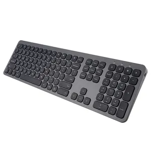 Txqwerty — clavier sans fil de format 2.4Ghz, pour ordinateur de bureau, pc portable, inalambo