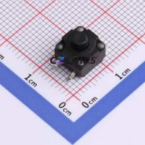 TC-06108FS-075E Tactile Switch SMD Switch Single Pole Single Throw Round Button 2.5N 8mm - Product Image 1