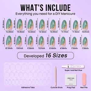 Fournisseur de faux ongles Btartbox, ongles artificiels, faux ongles, ongles personnalisés en gros, gels doux de luxe, ongles à presser - Product Image 6