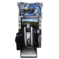 Initial D Adult Arcade Racing Simulator Machine d'amusement de conducteur de voiture vidéo en métal à pièces Langue anglaise