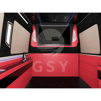 Luxus Mercedes Sprinter Benz rot Stil Full Partition Tv Entertain ment W447 Interieur oder Mercedes Sprinter MPV Upgrade