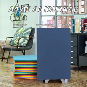 Diario de registro de negocios para reuniones escolares, cuaderno de cuero de tapa dura, 100 hojas interiores, encuadernación de costura de hilo, incluye bolígrafo - Product Image 2