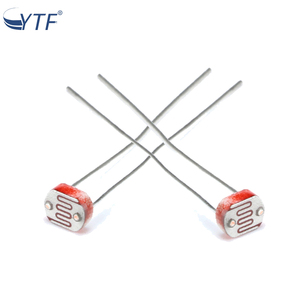 GL5549 cd LDR 금속 케이스 사진 저항 5549 카드뮴 황화물 빛 센서 민감한 저항 불꽃 감지기 - Product Image 4