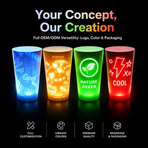 Bicchieri LED Sincronizzati DMX 512 con Logo Personalizzato, Souvenir Luminosi per Eventi Sportivi e Stadi 2026 - Product Image 2