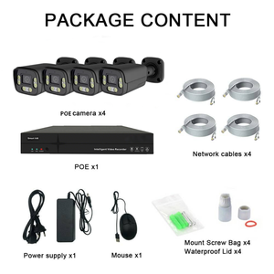 <span class=keywords><strong>Kit</strong></span> de Vigilancia CCTV 4K 8MP TSEye <span class=keywords><strong>POE</strong></span> NCR, Grabador de Video Inteligente de 4 Canales H.265, Cámara de Seguridad Tipo Bala IP66, Visualización Remota - Product Image 3