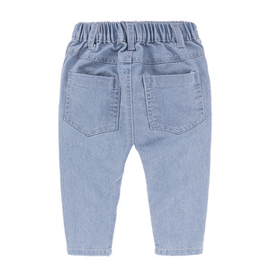 Conjunto de 2 Piezas para Niñas, Blusa de Manga Larga con Volantes y Hombros Descubiertos, Pantalones Vaqueros con Flores Rosas, Traje de Verano para Bebés - Product Image 4