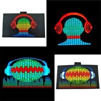 Produits phares : Égaliseur sonore LED de haute qualité, panneau EL pour chemises de boîte de nuit, design tendance, t-shirt