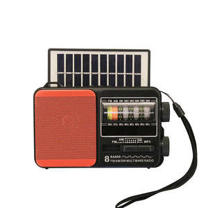Radio Internet Multibande Sans Fil d'Urgence 0625-4 avec Panneau Solaire, USB, Carte TF, Lampe Torche et Batterie Rechargeable au Lithium Portable - Product Image 6