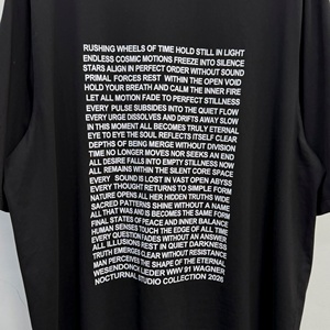 <span class=keywords><strong>T</strong></span>-shirt Unisex a Manica Corta Stile Dark con Stampa Lettering, Vestibilità Larga, Nuova Collezione 2026, Stile <span class=keywords><strong>Parigi</strong></span> - Product Image 5