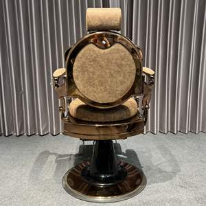 Gül altın kol dayama Styling kuaför Retro şık kral güzellik klasik hidrolik mobilya kuaför berber berber koltuğu - Product Image 6