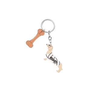 Sausage Dog Mother's Day Funny Key Chain Keychains Ring for Accessories Bag Pendant Keyring Jewelry Pet <strong>Dachshund</strong> Friends <strong>Gifts</strong> - Product Image 1