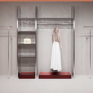 Estantes de Acero Inoxidable de Alta Gama para Colgar en la Pared: Ideales para Exhibición de Zapatos y Bolsos en Tiendas de <span class=keywords><strong>Ropa</strong></span> y Calzado - Product Image 5