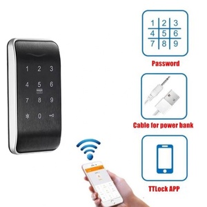 Smart <strong>Security</strong> TTLock App Touch Screen Digital Keypad Password Pin <strong>Code</strong> RFID Card Gym Swimming Pool Locker Cabinet Door <strong>Lock</strong> - Product Image 2