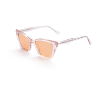 Lunettes de soleil Elan Optical SYB6209, monture œil de chat tendance, sans peinture, pour hommes et femmes, monture en acétate naturel parfumé