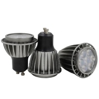 Projecteur GU10 MR16 COB AC 85-265V DC 12V 5W 7W Lampe LED à intensité variable Culot E27 E14 GU5.3 Éclairage de salon Restaurant Projecteurs