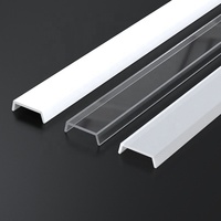 Barre Led Extrusion en aluminium, couverture de Pc, pliable, dépoli du lait, montage en Surface, 15Mm