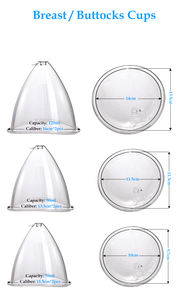 جهاز تكبير الثدي والتدليك الكولومبي للعلاج بالشفط ورفع الأرداف والحجامة بالتفريغ الهوائي - Product Image 6