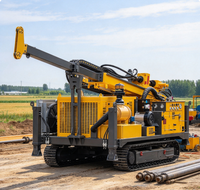 Foreuse rotative hydraulique complète à moteur diesel avec mobilité sur chenilles pour l'exploration et l'investigation des carottages rocheux, à économie d'énergie
