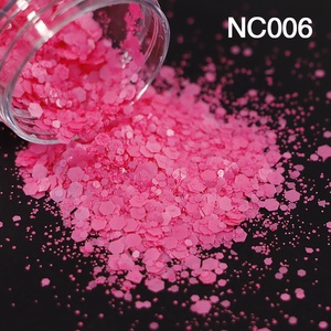 Venta al por mayor de brillo <span class=keywords><strong>mate</strong></span> de tamaño mixto fluorescente neón brillo grueso para Resina artesanía diseño de <span class=keywords><strong>uñas</strong></span> - Product Image 6