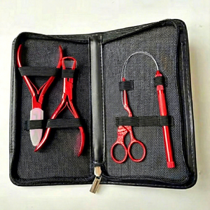 Kit de pinces pour extensions capillaires TEEJAY avec ouvre-anneaux micro, pinces de fermeture, ciseaux et outils d'enfilage pour l'installation et le retrait - Product Image 5