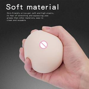 Ücretsiz özel kutu-yanlış meme göğüs sahte protez süper yumuşak yapay simülasyon büyük top vajina Sex tor seks oyuncak - Product Image 5