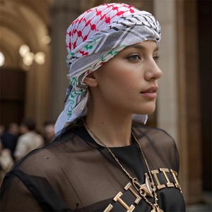 Promistar mới al-arafat bông khăn trùm đầu phong cách cổ điển <span class=keywords><strong>palestinian</strong></span> in Khăn vuông mùa hè người đàn ông hijab Shemagh - Product Image 1