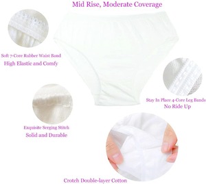 One Time Use Disposable Cotton <b>Maternity</b> <b>Underwear</b> soft comfortable breathable individually packaged for Pregnant <b>Maternity</b> - Product Image 4