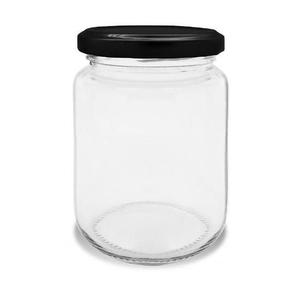 Barattoli di vetro rotondi da 250/340/450 ml con tappo a vite - Product Image 1