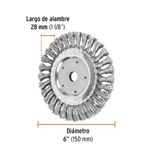 BOX 4 Fil de cardage fin tressé 6' x 5/8' pour meule, TRUPER - Product Image 2