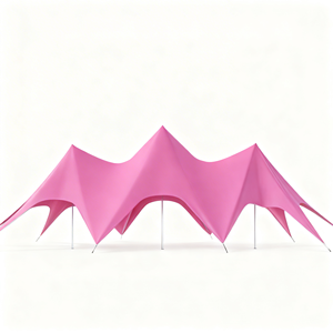 Carpa de triple pico de 20m de fábrica china, ODM, de alta calidad, resistente al agua, 20x8.6m, gran capacidad, para eventos con vista al cielo estrellado - Product Image 2