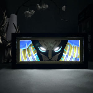 Cadre en bois noir super-héros pour enfants chambre décoration veilleuse Lightbox bande dessinée 3d papier découpé lampe de bureau Esty livraison directe - Product Image 5