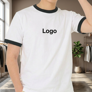 Camiseta Negra Personalizada al por Mayor con Estampado en Serigrafía, 230 g/m², de Tailandia - Product Image 2
