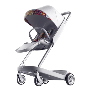 Nouvelle arrivée : système de <span class=keywords><strong>poussette</strong></span> pliable et légère, système de voyage, tricycle pour bébé, poussettes, marcheurs, porte-bébés, PVC/tricoté - Product Image 2