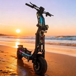 Trottinette électrique tout-terrain USA Fast Geofought G14 10000W 35AH avec batterie, autonomie de 50-70 miles, 72V, double moteur, pour adultes - Product Image 1