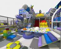 Sécurité Enfants Aire De Jeux Intérieure Amusement en Famille Pour Bonbons Série