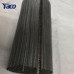 Paslanmaz çelik 304 malzeme konveyör tel örgü kemer spiral ızgara tel örgü zincir kemer satış - Product Image 3