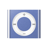 Lecteur MP3 portable mini de 128 mètres avec un boîtier en métal, adapté aux sports et à la course à pied des étudiants. Lecteur MP3 portable bleu