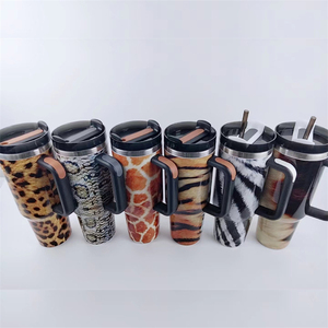 40 Oz Tumbler With Handle 40oz Wild Animal Tumbler With <strong>Lid</strong> <strong>Straw</strong> Double Insulated Travel Coffee Mug <strong>Cute</strong> <strong>Cup</strong> Gifts for Women - Product Image 5