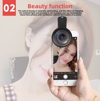 Meilleures ventes pour kit d'objectifs compatibles APL-0.45WM 2 fonctions pour tous les smartphones, photographie, vidéo, clip vidéo, grand angle 0.45X, 12.5X, 15X