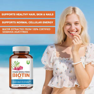 อาหารเสริมคุณภาพสูง ไบโอติน 5000mcg แคปซูลวีแกนเพื่อความงาม บำรุงผม ผิว เล็บให้แข็งแรง - Product Image 4