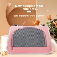 Sac de transport pliable pour chat et lapin en tissu Oxford, confortable, respirant, portable, à porter à l'épaule ou à la main, directement de l'usine