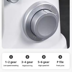 Batteur Électrique sur Socle en Acier Inoxydable pour Boulangers à Domicile, avec Fouet à Pâte et Boîtier en Plastique, Mixeur Alimentaire OEM Transfrontalier pour la Pâtisserie - Product Image 2