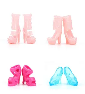 Сью Красочные Ассорти обувь аксессуары для бэби долл на Рождество для малышей, "сделай сам" Toy10 пар кукольные туфли; Разные стили; Босоножки на высоком каблуке; Ботинки