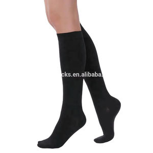 مكافحة تجلط الأوردة العميقة Dvt 15-21mmHg رحلة سفر عالية في الركبة أسود - Product Image 2