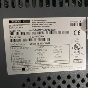 ตัวควบคุมไดรฟ์ซีรีส์ AKD รุ่น AKD-P00607-NBPN-0000 สำหรับ Kollmorgen AKD-P00607-NBPN-0000 ตัวควบคุมไดรฟ์ซีรีส์ AKD รุ่น AKD-P0060 - Product Image 5