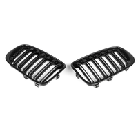 Calandre avant double lamelles noir brillant pour BMW X3 F25 LCI X4 F26 2014-2018 en ABS, vente en gros