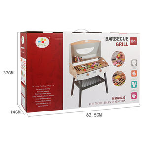 Juguetes Educativos de Madera para Barbacoa, Juego de Simulación, Herramientas de Barbacoa, Kit Grande - Product Image 6