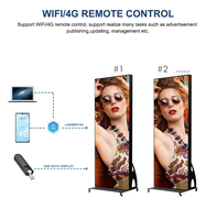 Offre spéciale P1.86 P2 P2.5 affiche de contrôle wi-fi à plancher intérieur affiche à affichage LED écran LED pour événements publicitaires