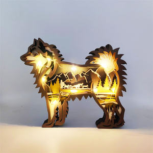 Новый деревянный резной собачий ручной работы из серии прерий, деревянный тибетский мастиф, собака, волк, подарки, рождественский подарок - Product Image 5