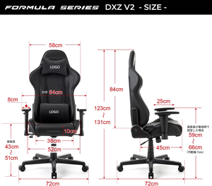Sillas Chaise de Gaming Bleu PU Cuir Dossier Haut Dxracers Chaise de Gaming Jeu d'Ordinateur de Luxe Accoudoirs Rembourrés Chaise de <span class=keywords><strong>Bureau</strong></span> - Product Image 5